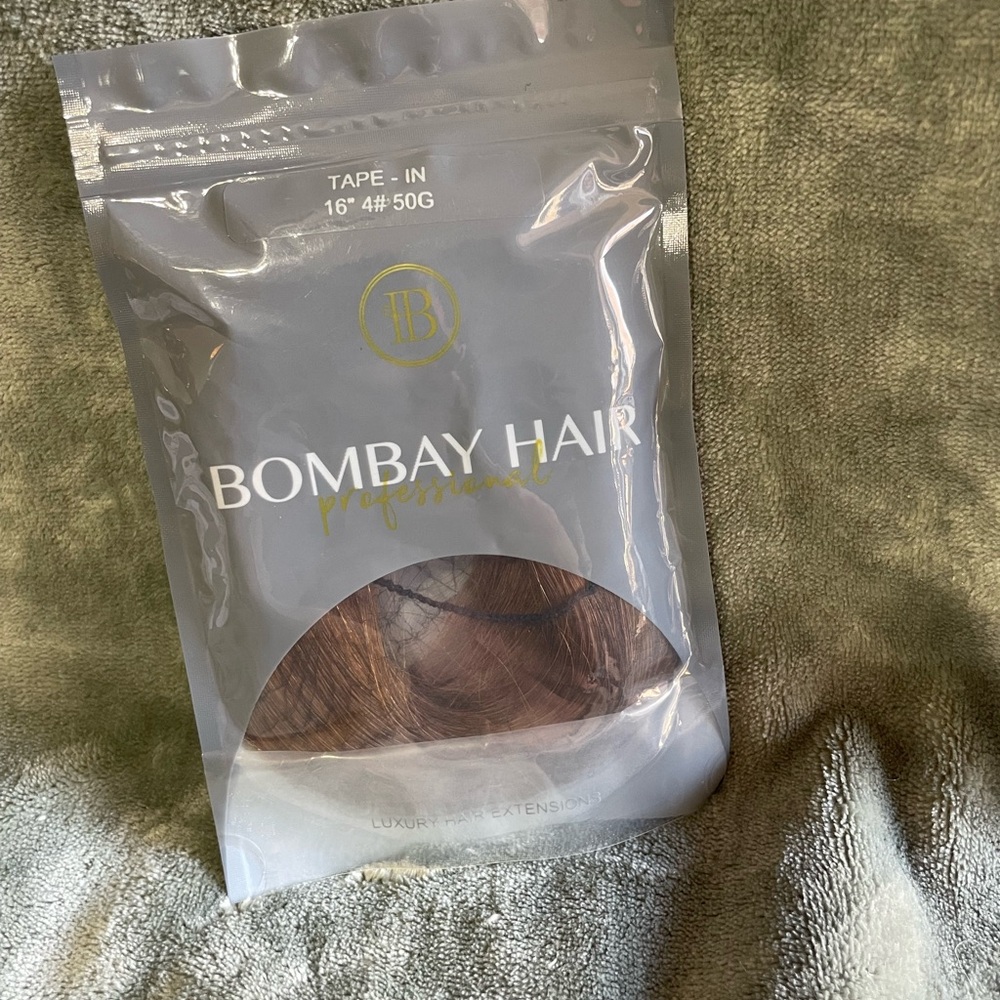 Bombay Hair Professional Tape-In 16” Extensions - Chocolate Brown (#4)
